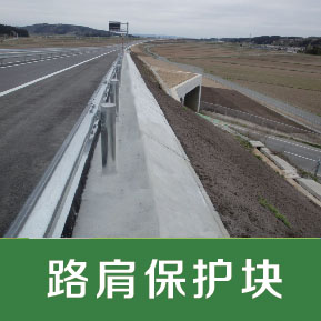 Road shoulder protection blocks